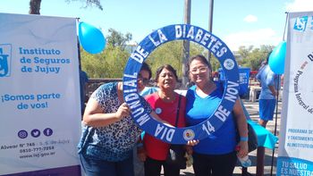 El Instituto de Seguros de Jujuy tuvo una activa participación en la Caminata Maratón Diabetes-Familia