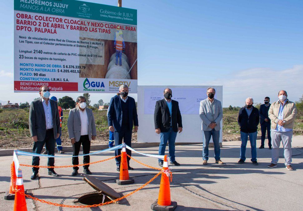 Inauguraron obras de saneamiento para Las Tipas y 2 de Abril en Palpalá