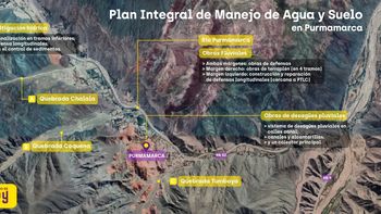 Las obras par mayor seguridad hídrica serán sobre varias cuencas y también en el pueblo de Purmamarca.