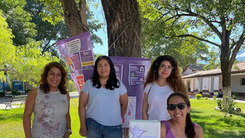 jornada informativa en el piquete sobre los servicios del consejo provincial de mujeres