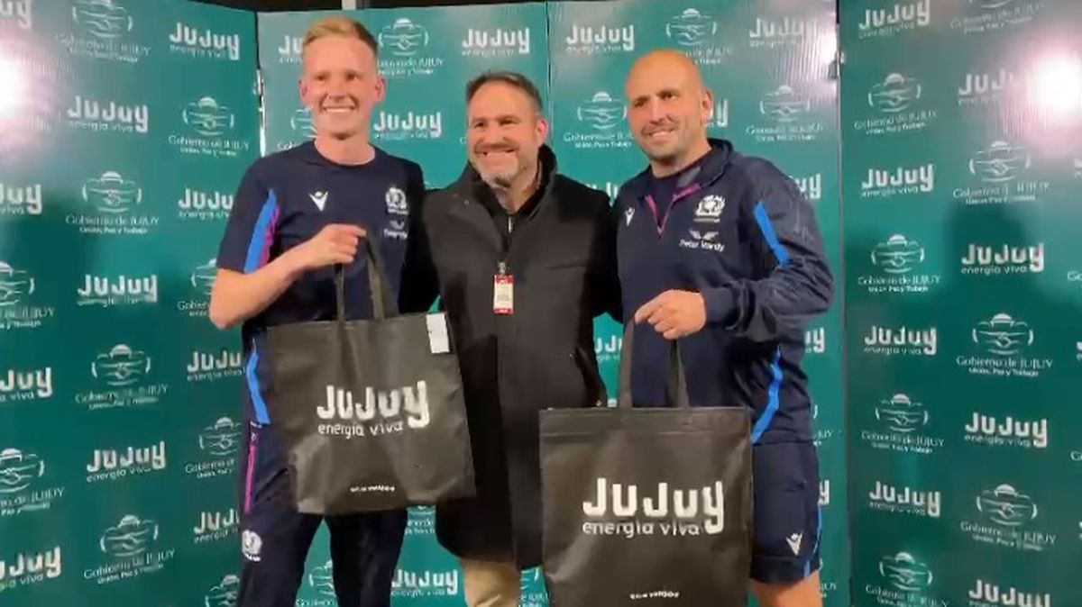 El seleccionado escoces de rugby arribó a Jujuy