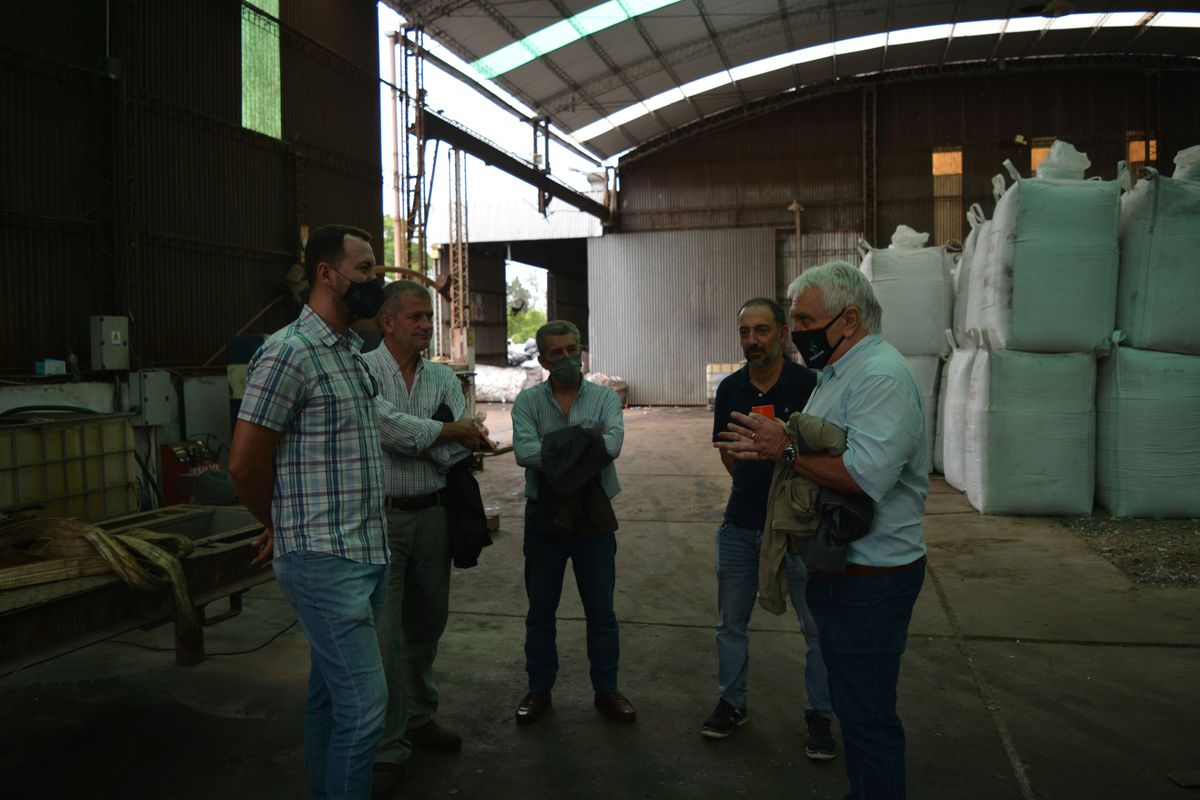 Funcionarios recorrieron el Centro de Acopio Transitorio (CAT)