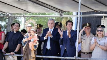 Morales y Sadir honraron a San José en Perico