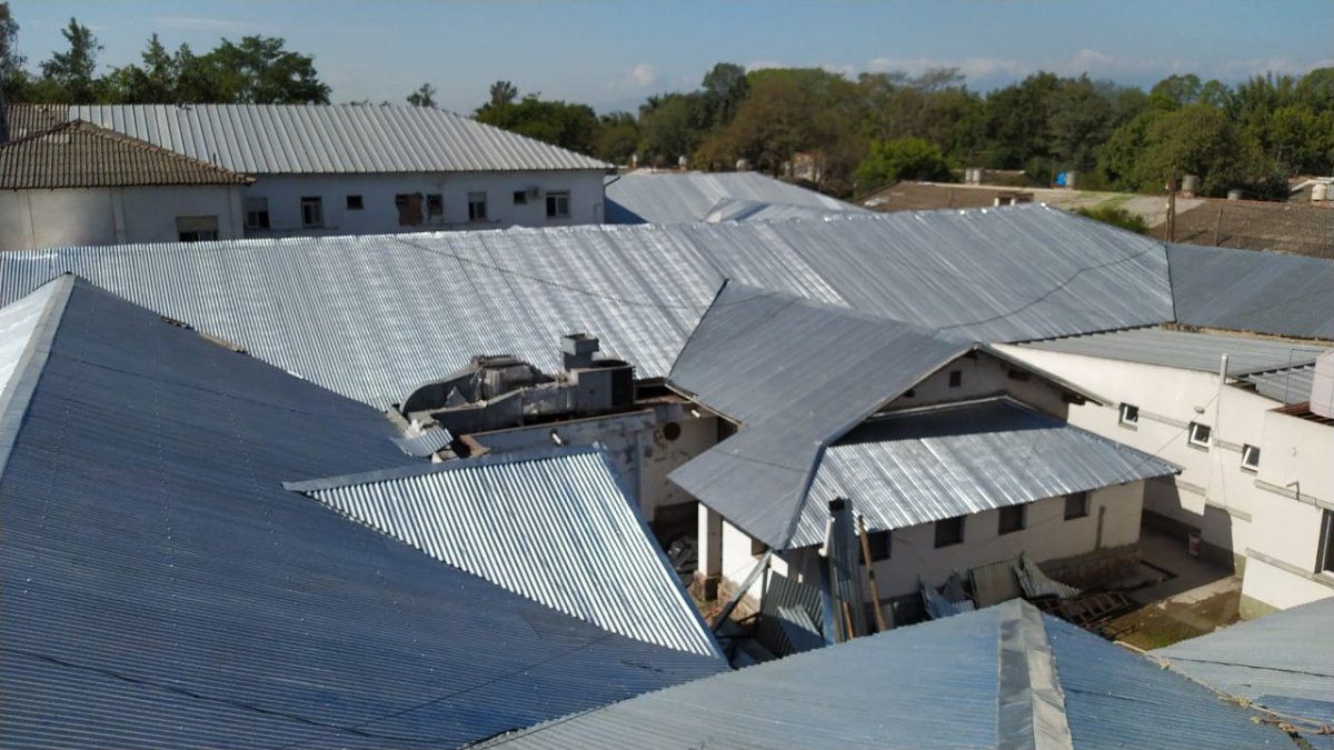 Las obras en el hospital de Libertador avanzaron en la mayor parte del abordaje previsto para superar afectaciones del tornado.