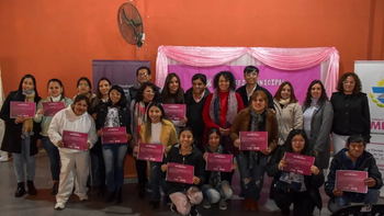 Entregaron certificados por formación en Ley Micaela en Perico