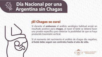 jujuy busca eliminar la transmision de chagas por via madre-bebe