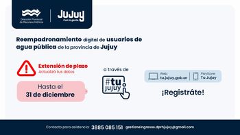 Los usuarios de agua pública tienen la obligación de actualizar sus datos este año.