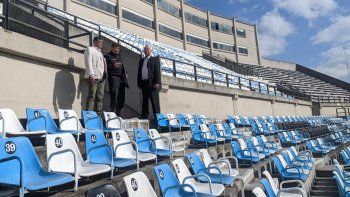El ministro Martín superviso el operativo planificado para el partido del domingo en el estadio 23 de Agosto. 