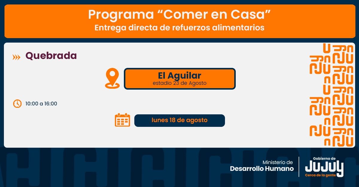 Unidades alimentarias se entregarán en la Puna Unidades alimentarias se entregarán en la Puna