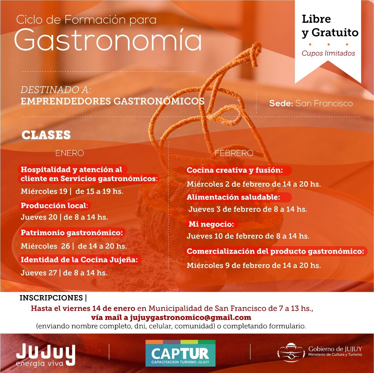 nuevo ciclo de capacitacion gastronomica nuevo ciclo de capacitacion gastronomica