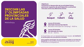 inician las 1º olimpiadas provinciales de la salud