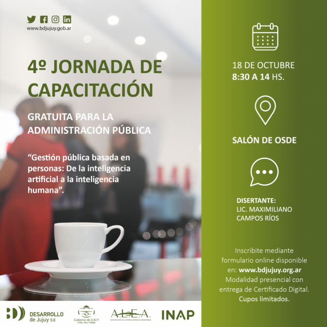 Banco de Desarrollo invita a jornada de capacitación