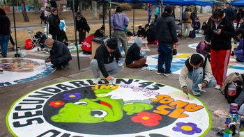 Con la Pintada Estudiantil, Jujuy empieza a palpitar la gran edición 75 de la FNE