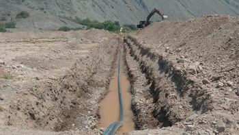 nueva obra en purmamarca de provision de agua potable en la comunidad de coquena