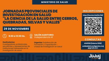 continuan abiertas las inscripciones para las jornadas provinciales de investigacion en salud