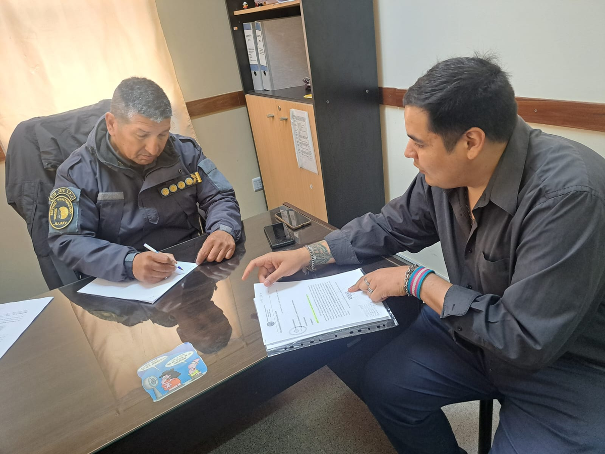 Coordinación con personal del Penitenciario Provincial