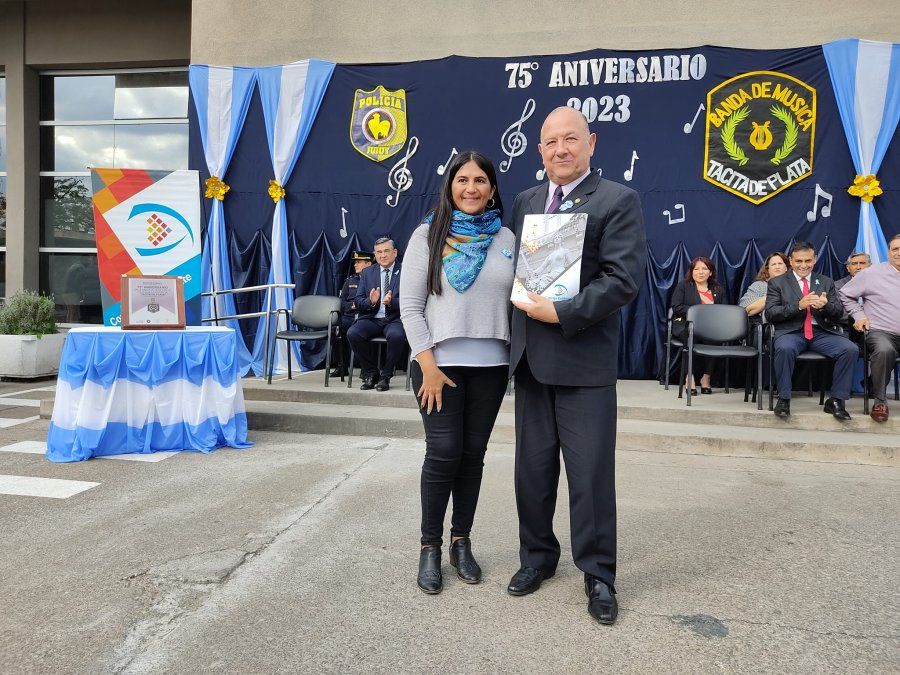 Reconocimiento a la Banda de Música de la Policía de Jujuy Tacita de Plata