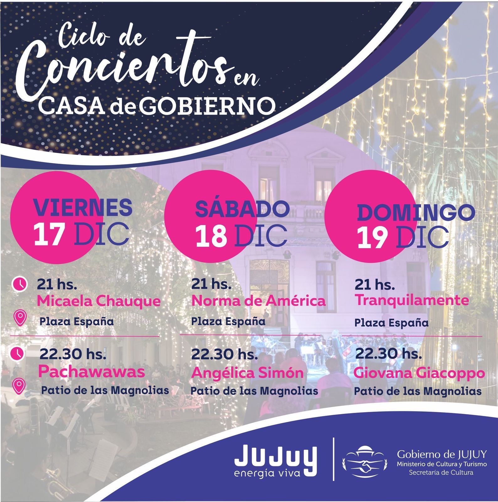 continua el ciclo de conciertos en casa de gobierno