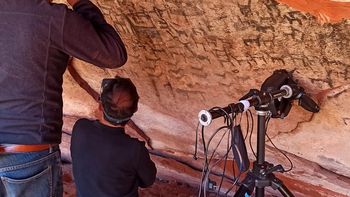 trabajan en el plan de conservacion del sitio inca cueva