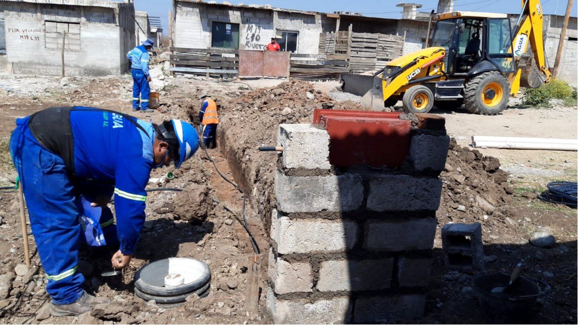 Agua Potable de Jujuy finalizó obras de cloacas en las 14 Hectáreas