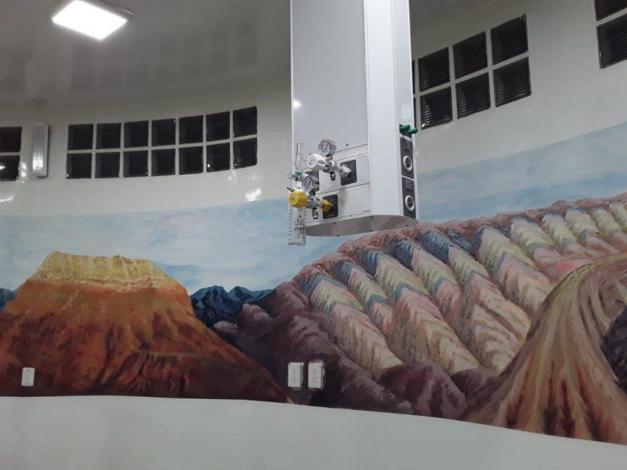 Humahuaca celebra 238 cirugías con nuevos murales en el quirófano