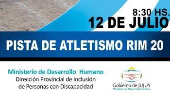 capital y palpala en el regional de los juegos evita adaptado de atletismo