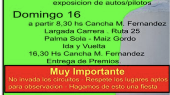 Rally Palma Sola 2025: tres días de adrenalina y automovilismo en Jujuy