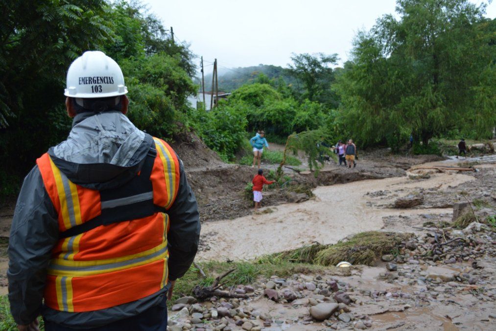 Continúa el operativo de relevamiento de las personas afectadas por las intensas lluvias