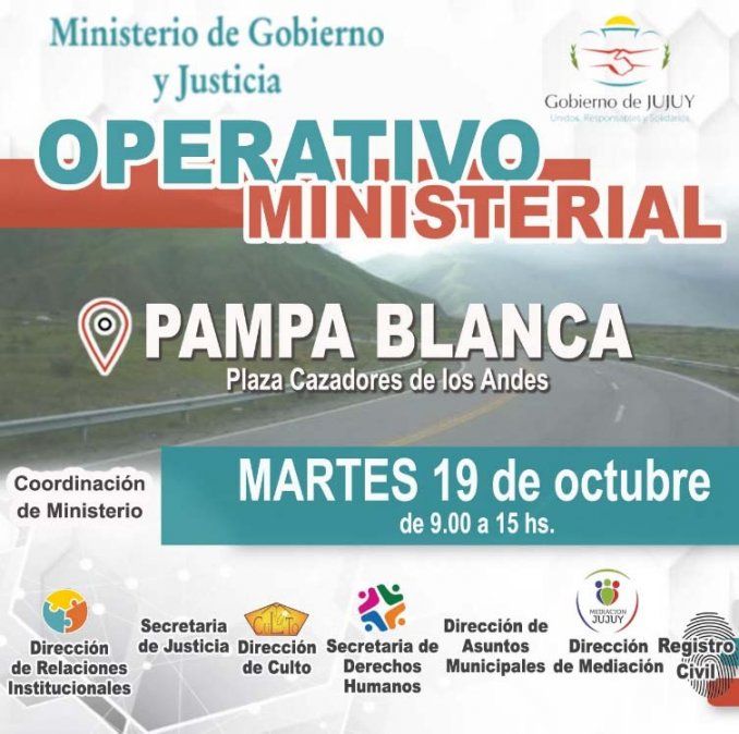 Servicios: Llega a Pampa Blanca Operativo Ministerial