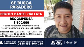 busqueda de callata: ofrecen recompensa de $500.000