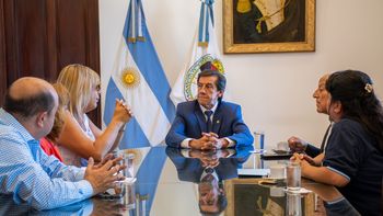 sadir se reunio con autoridades del rotary club
