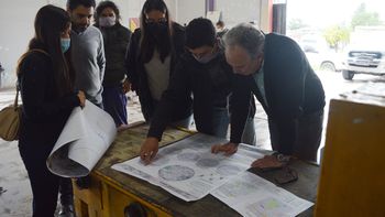 Los equipos de Infraestructura ultiman detalles de proyectos ejecutivos para el sector de BºTupac Amaru de Alto Comedero.