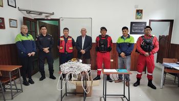 Entregaron equipos a Bomberos de Jujuy