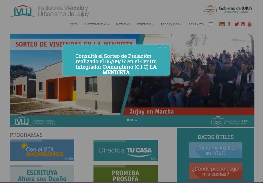 Se publicaron los resultados del primer sorteo de viviendas en La Mendieta