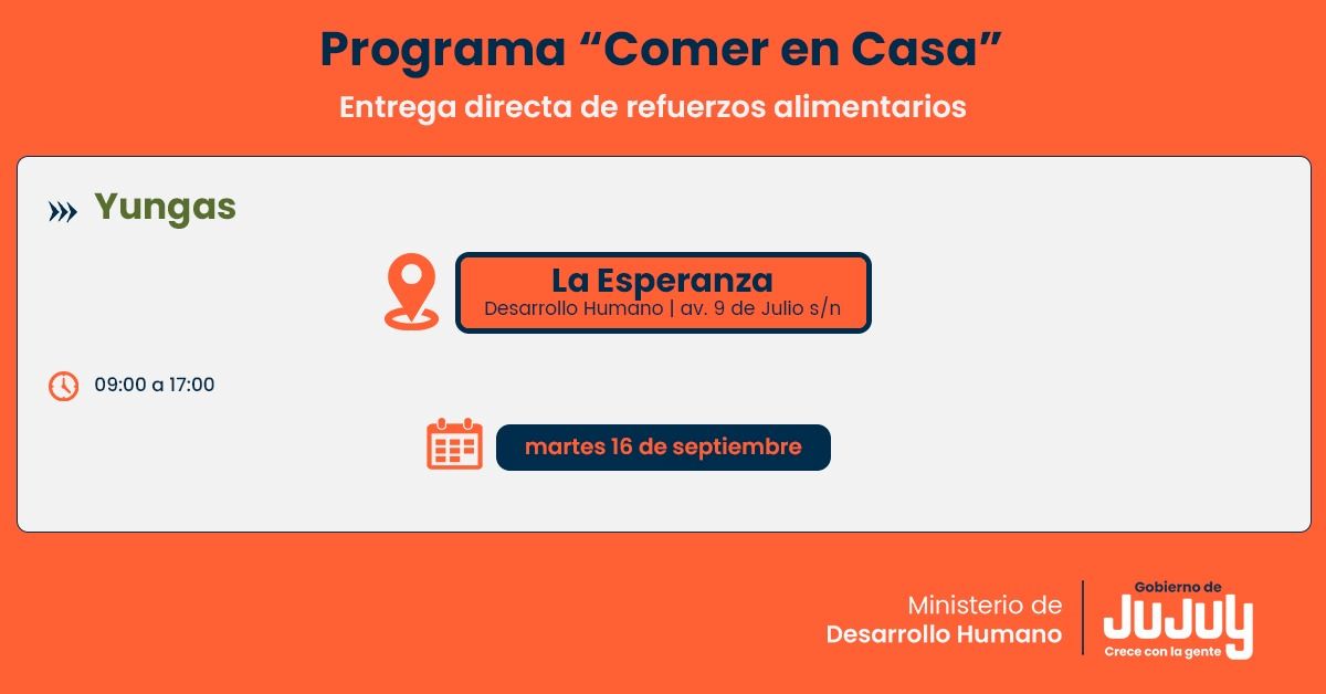 Próxima entrega de unidades alimentarias se realizará en siete localidades