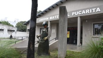 se intensifican las tareas de desmalezamiento y descacharrado en escuelas