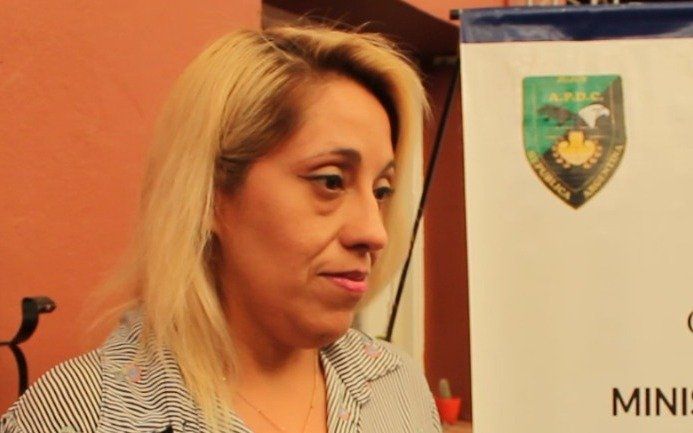 Comisario Cuellar Gabriela, Segunda Jefa de la Agencia Provincial de Delitos Complejos.