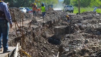 Vialidad Provincial ejecuta obras de alcantarillas en la Ruta Provincial 4