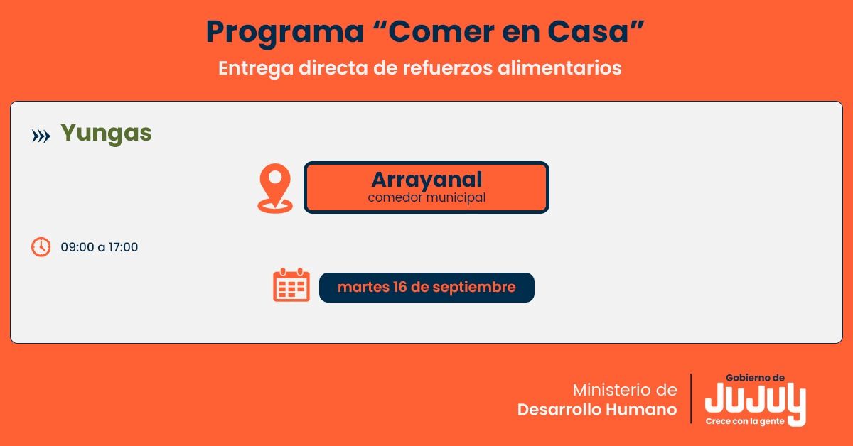 Próxima entrega de unidades alimentarias se realizará en siete localidades