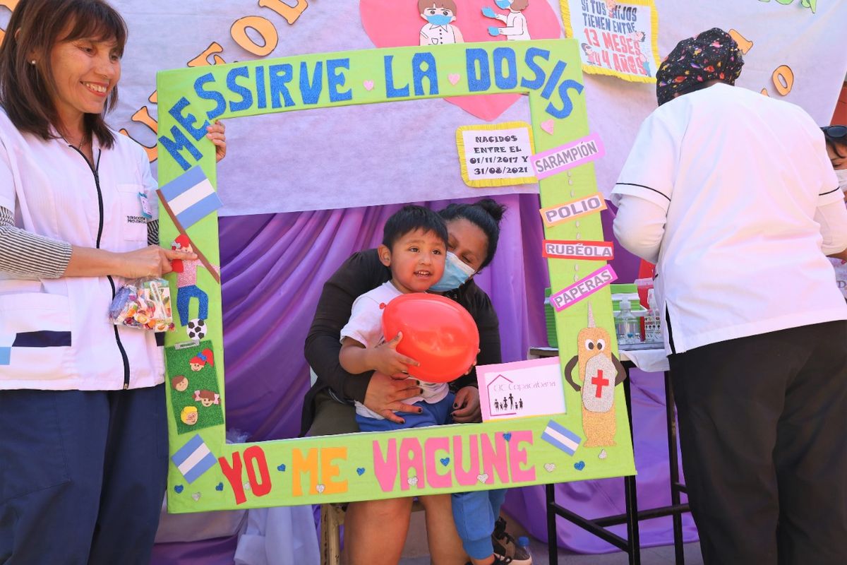 Vacunación frente a sarampión, rubeola, paperas y poliomielitis: Jujuy alcanzó 49% de cobertura