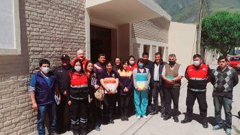 volcan: equipos de asistencia se reunieron para articular tareas de emergencias volcan: equipos de asistencia se reunieron para articular tareas de emergencias