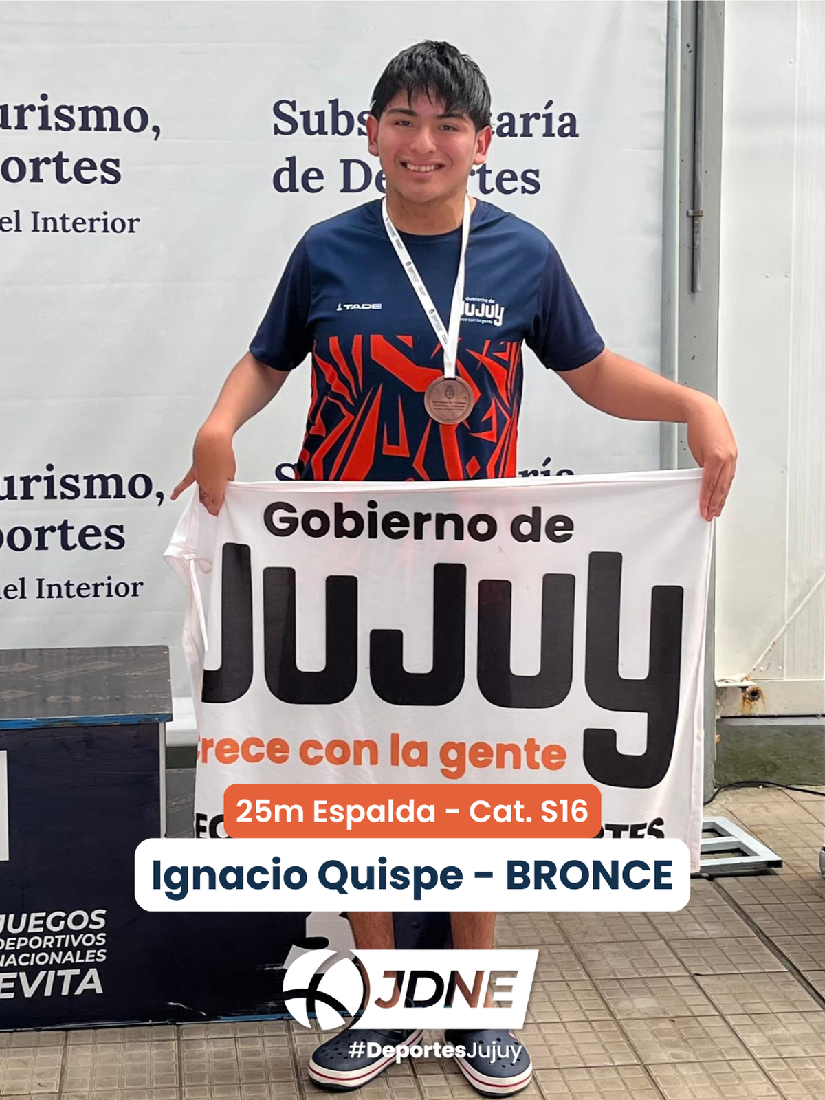 Las primeras alegrías jujeñas en Mar del Plata: Natación adaptada conquista los Juegos Evita