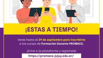continuan abiertas las inscripciones a los cursos de formacion docente promace 2023