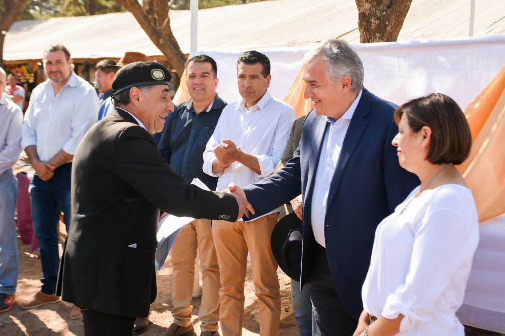 Gerardo Morales inauguró un puente en El Fuerte, en el marco del aniversario de su fundación