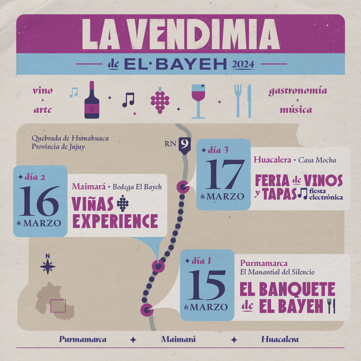 Presentación oficial del Festival La Vendimia de El Bayeh