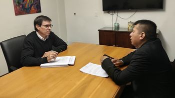 El ministro de Hacienda recibió al intendente de Palma Sola