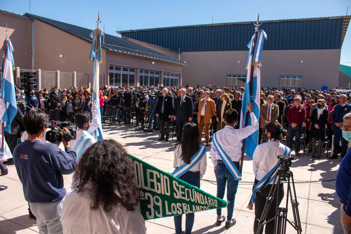 Gerardo Morales: La inauguración del Colegio Secundario N° 39 es emblemático porque derrotamos a la violencia