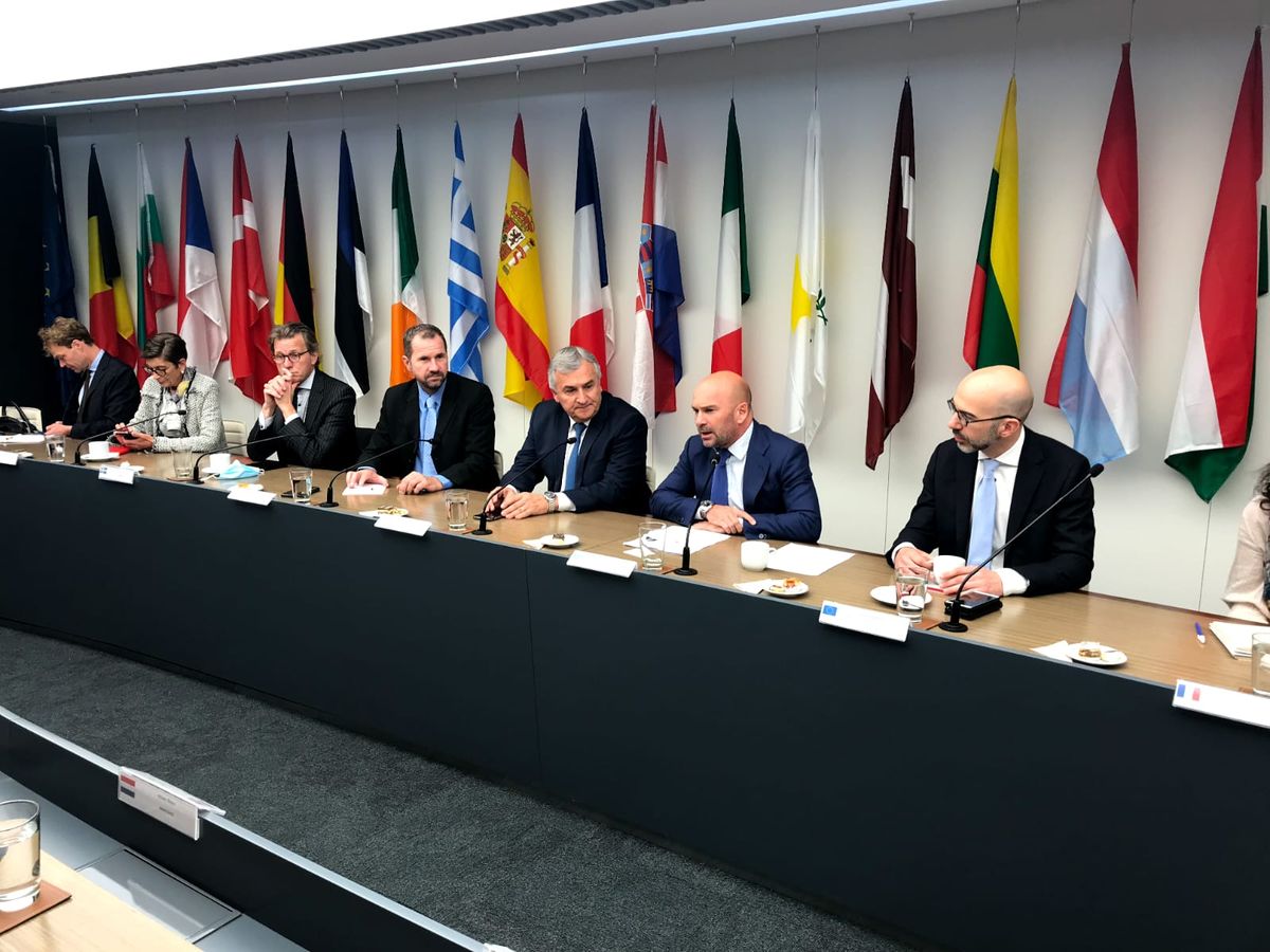 Morales mantuvo un encuentro con embajadores de la Unión Europea ante la República Argentina