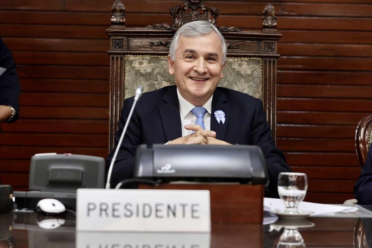 Gerardo Morales preside la Convención Constituyente