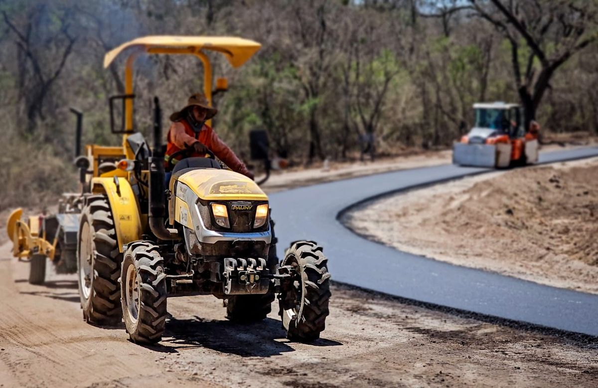 La Mendieta: Sadir destacó el avance de las obras sobre Ruta 56 La Mendieta: Sadir destacó el avance de las obras sobre Ruta 56